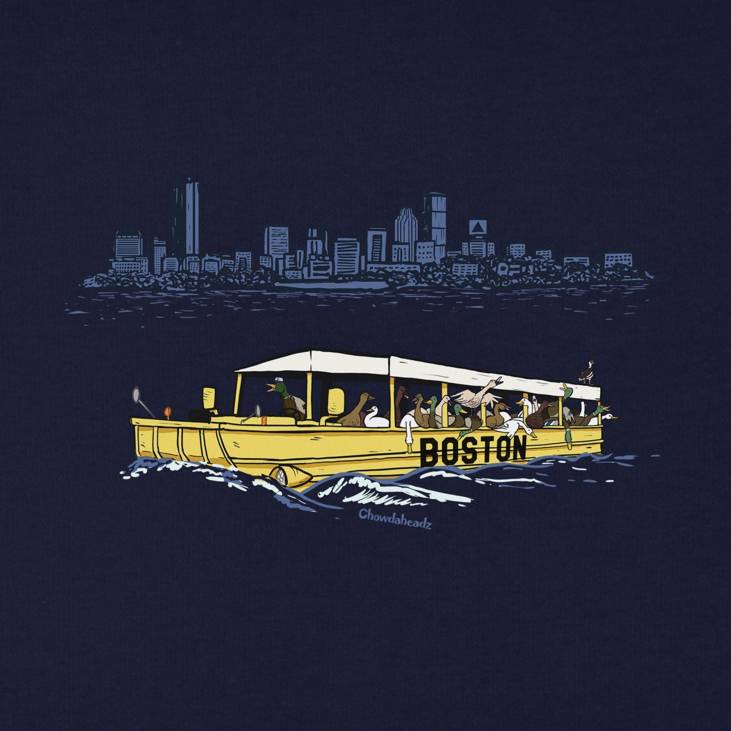 Ducks On A Boat Youth Hoodie