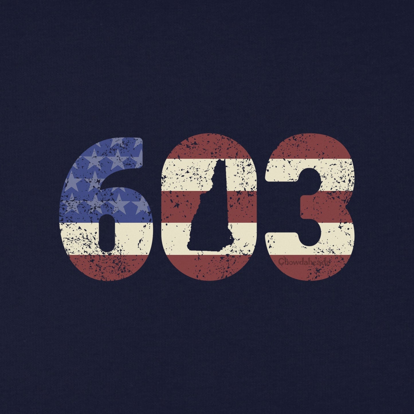 Patriotic 603 New Hampshire Youth Hoodie