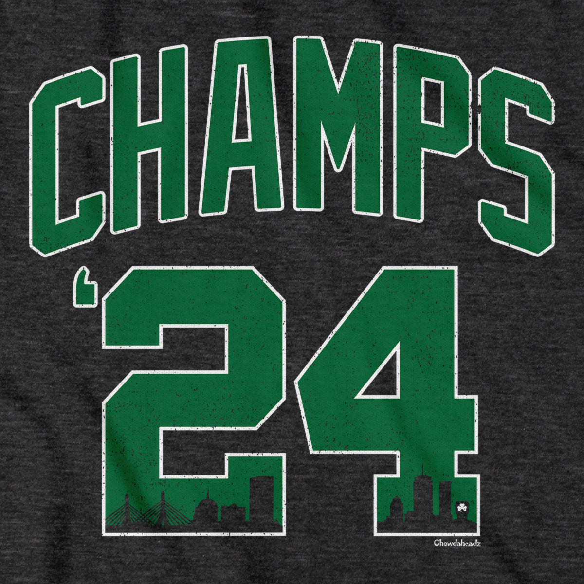 2024 Champs Boston Basketball Championship Hoodie