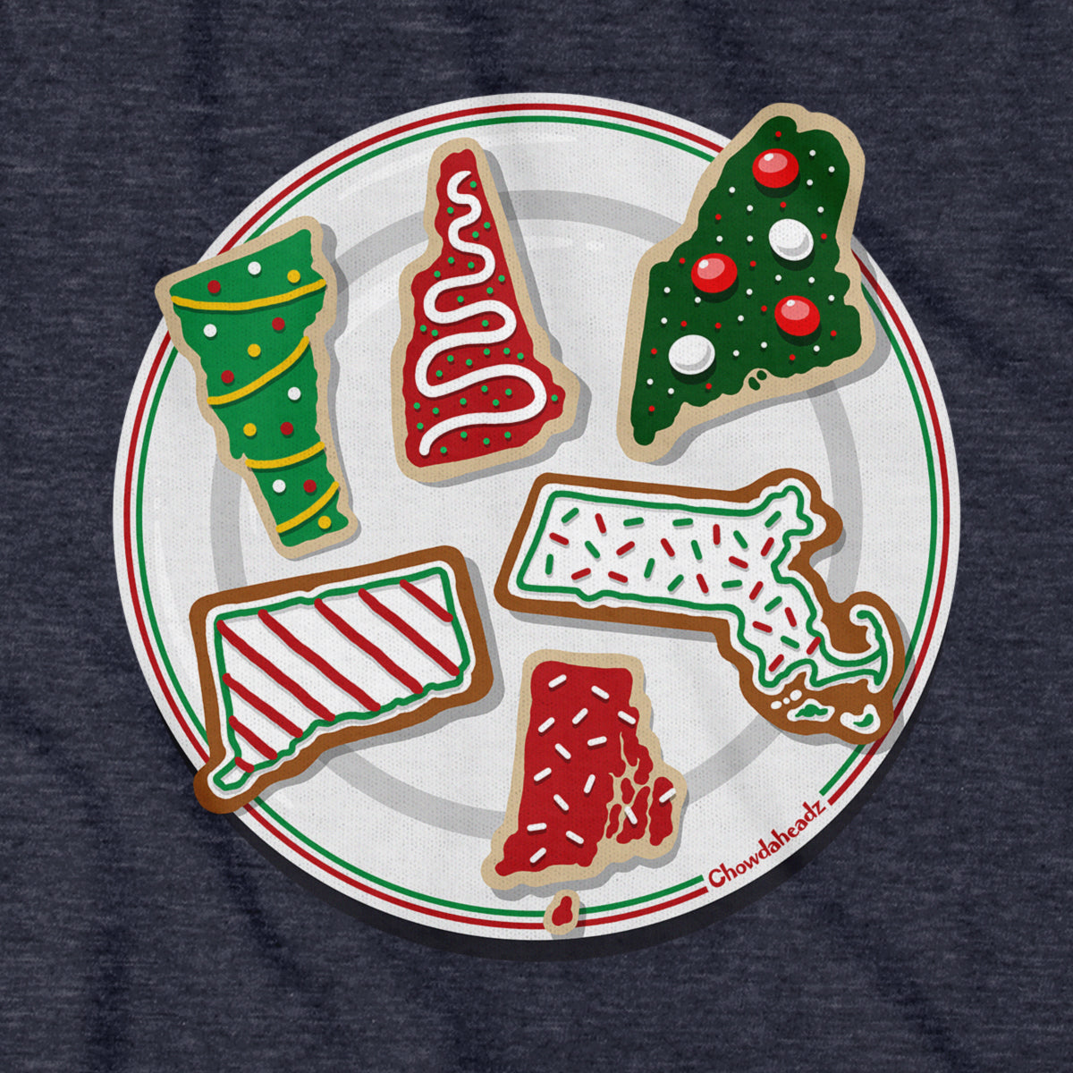 New England Christmas Cookies Youth T-Shirt