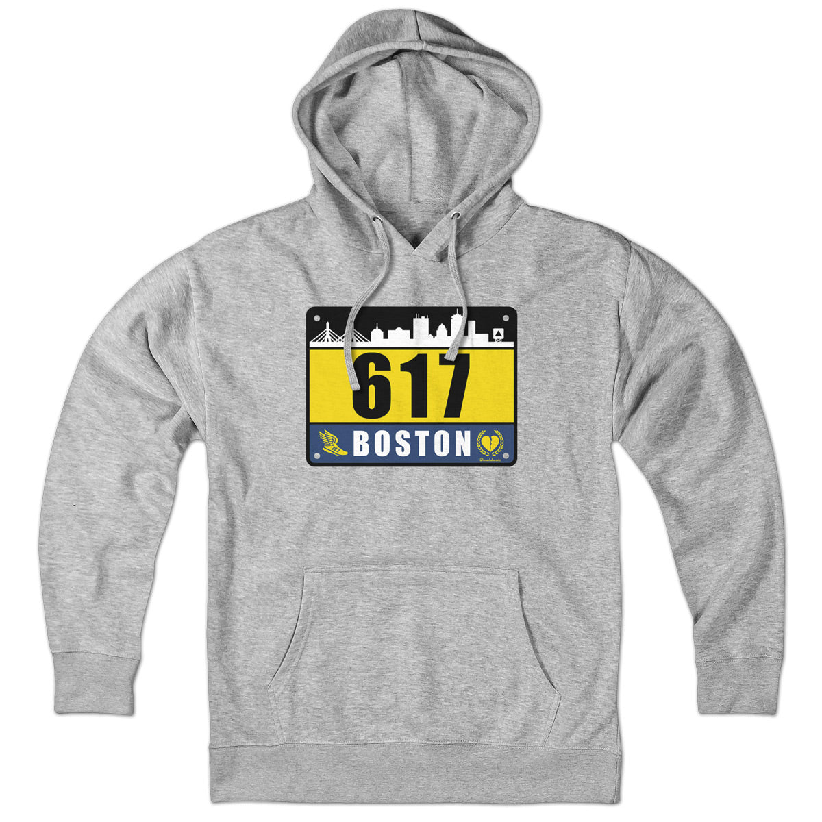617 Boston Race Bib Hoodie