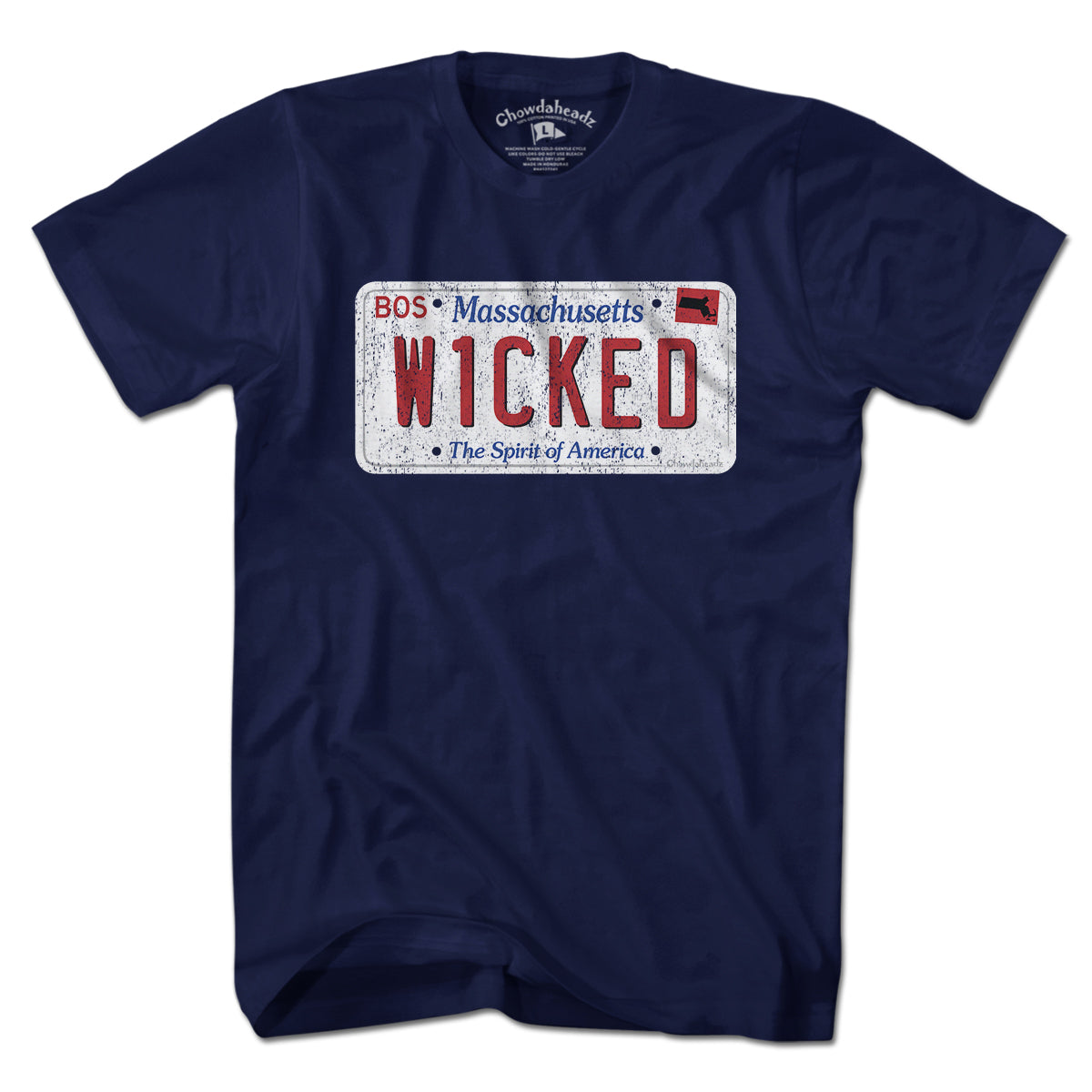 Wicked Mass License Plate T-Shirt