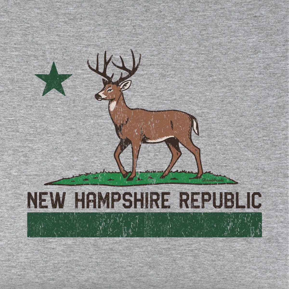 New Hampshire Republic Deer Youth Hoodie