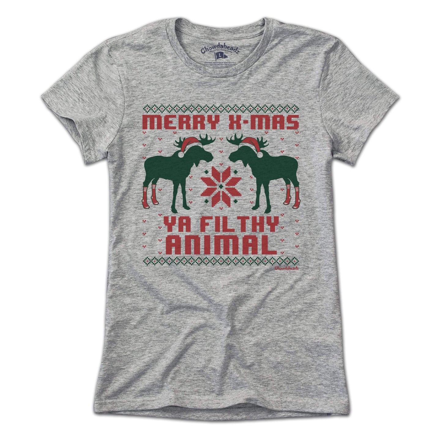 Merry X-Mas Moose T-Shirt