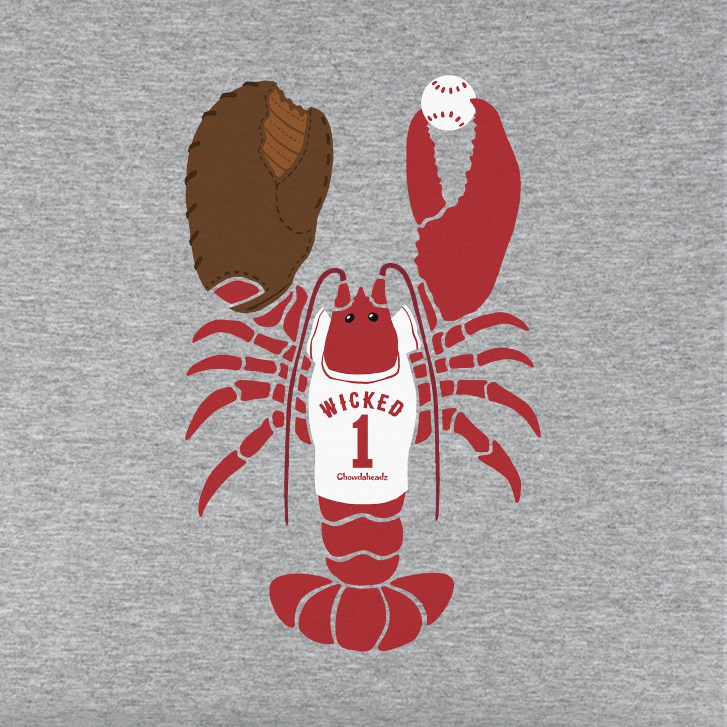 Wicked Lobstah Baseball Youth Hoodie