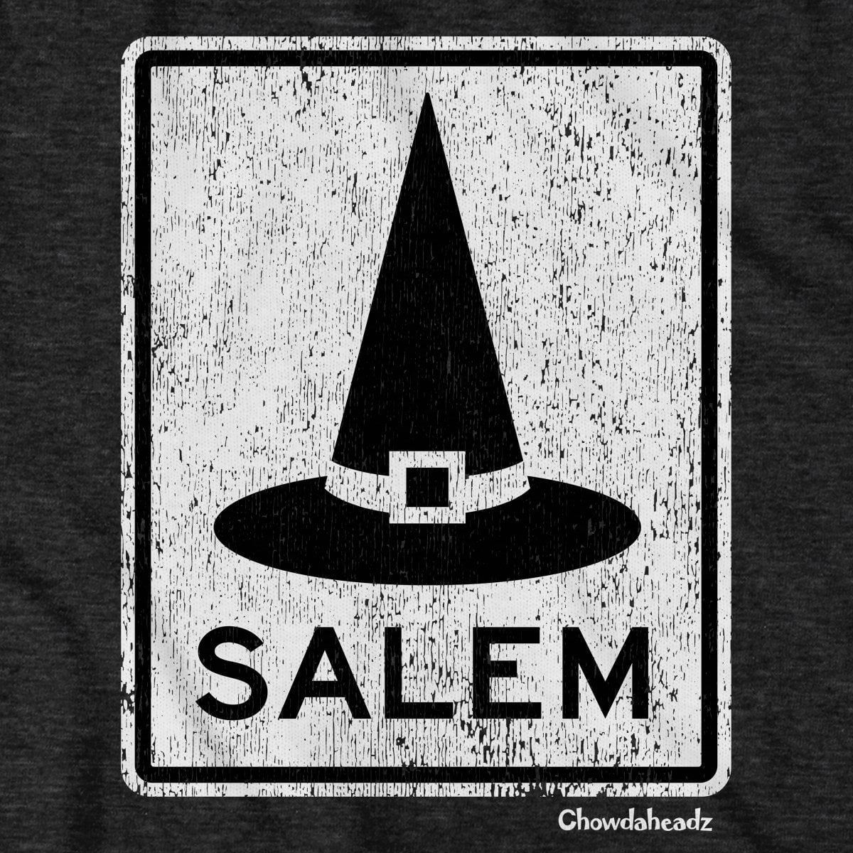Salem MA Witch Hat Sign Hoodie