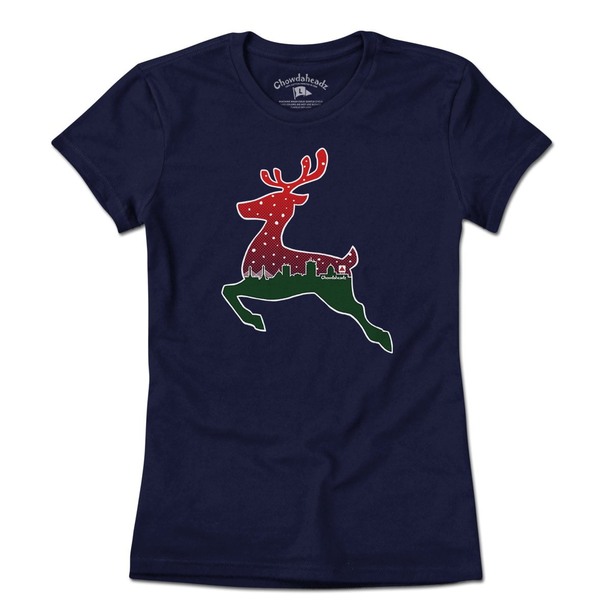 Boston Reindeer Skyline T-Shirt