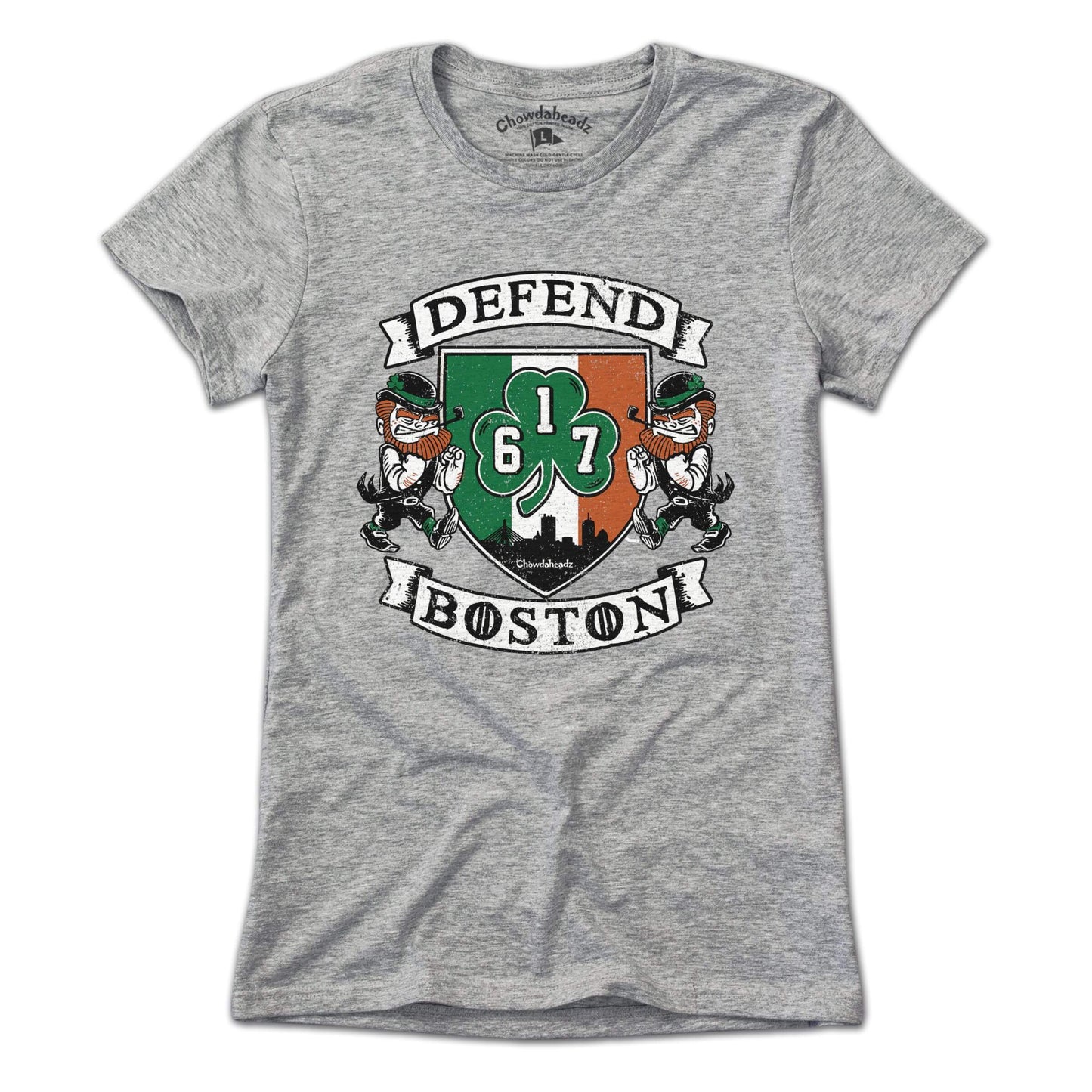 Defend Boston Shamrock Shield T-Shirt