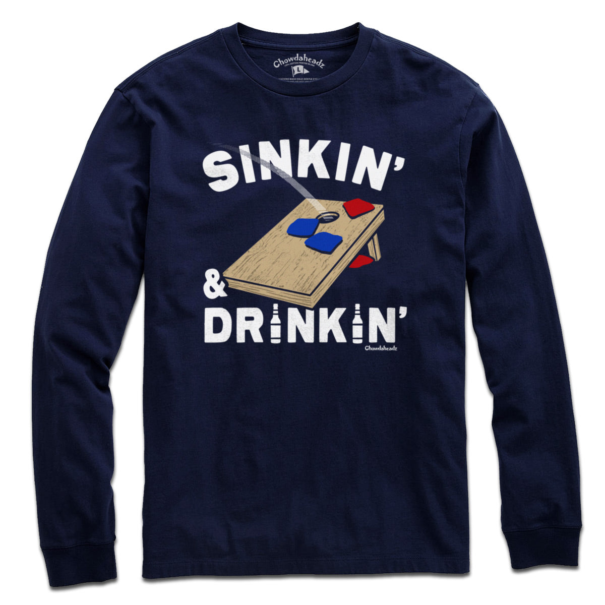 Sinkin' & Drinkin' Cornhole T-Shirt