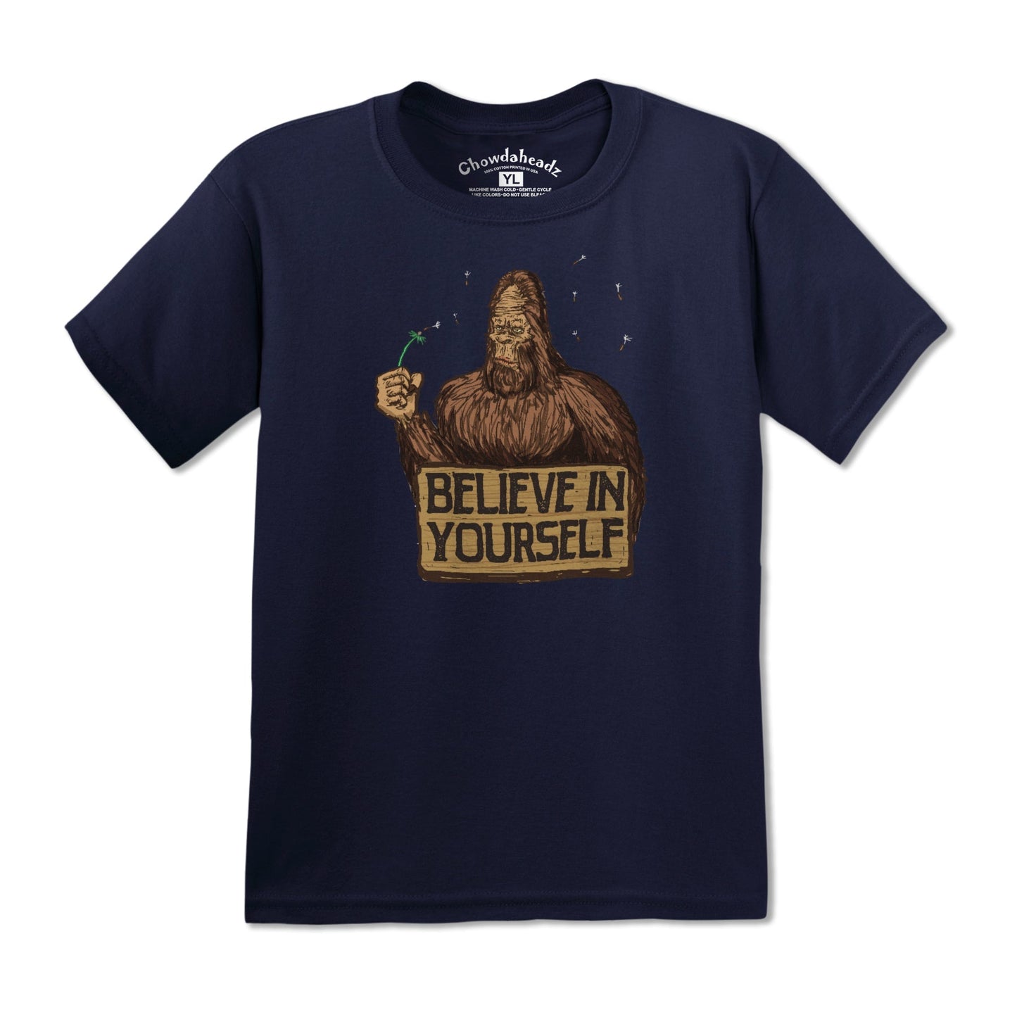 Believe in Yourself Bigfoot Youth T-Shirt