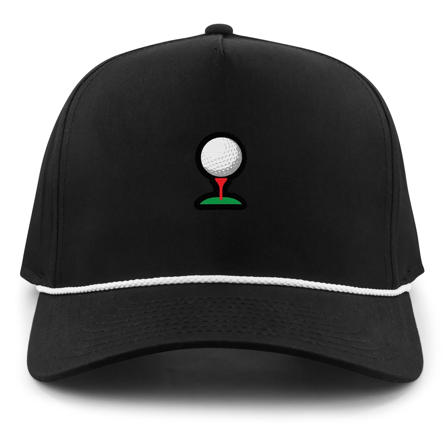 Golf Ball Tee Rope Performance Hat