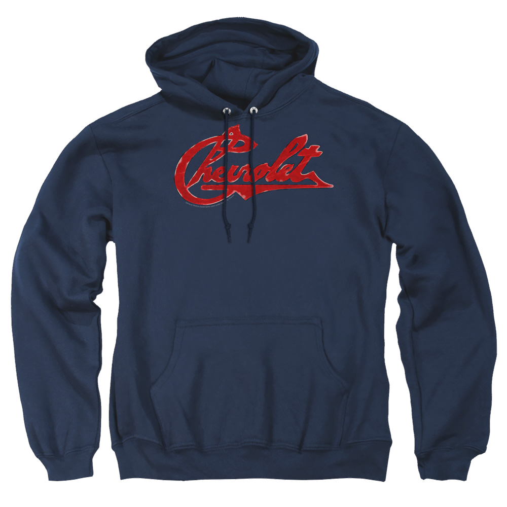 Chevrolet Chevrolet Script Distressed - Pullover Hoodie