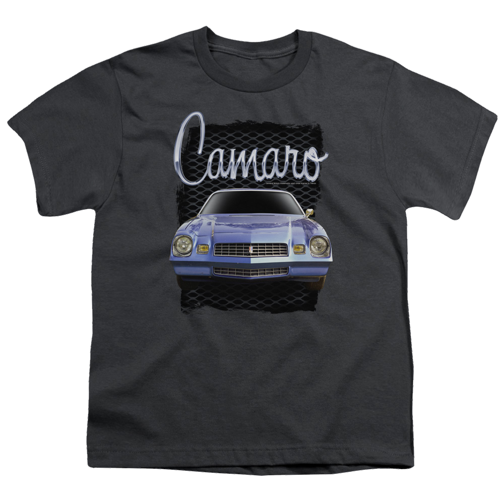 Chevrolet Yellow Camaro - Youth T-Shirt (Ages 8-12)