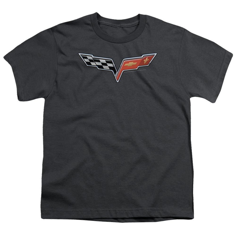 Chevrolet The Vette Medallion - Youth T-Shirt (Ages 8-12)