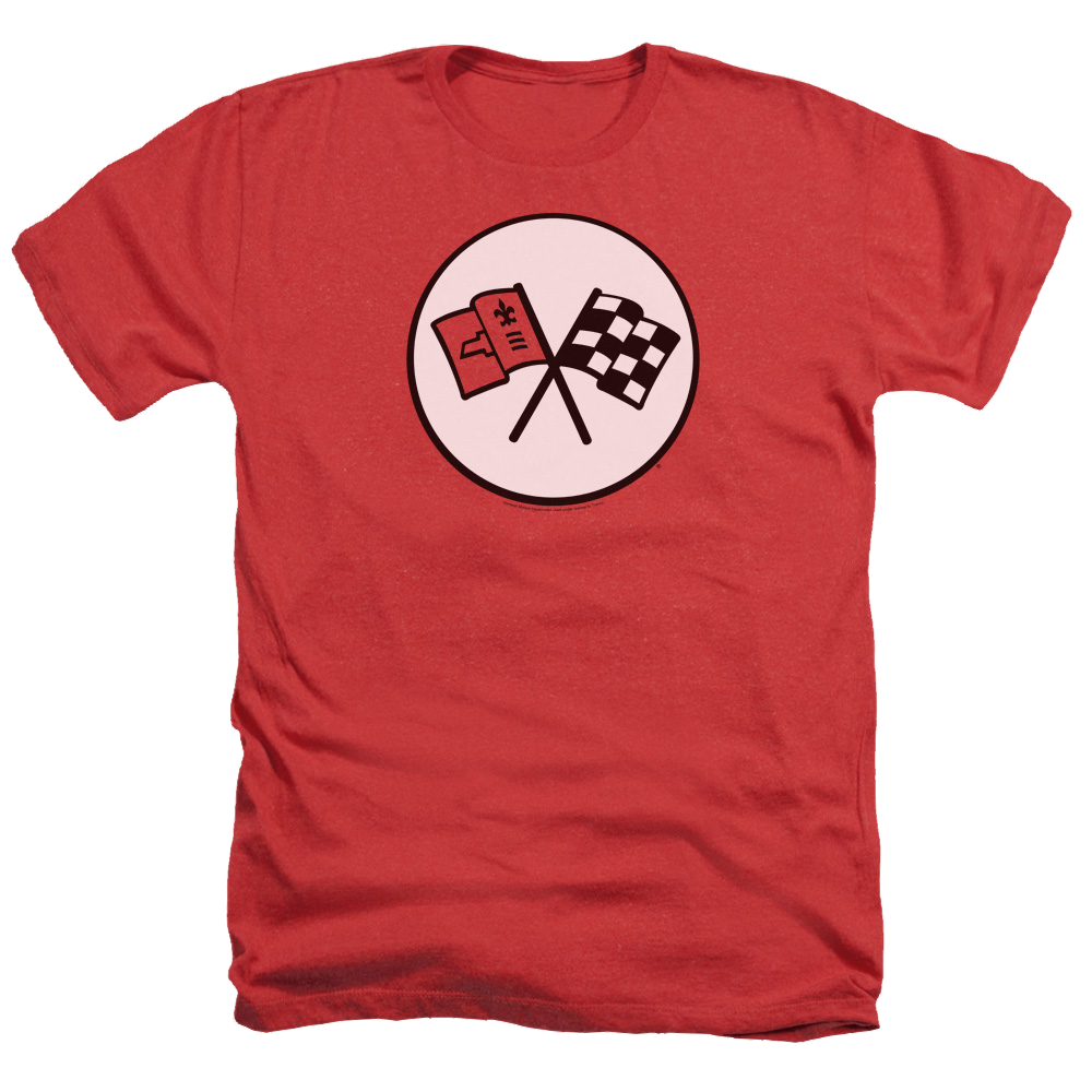 Chevrolet 2nd Gen Vette Logo - Men's Heather T-Shirt