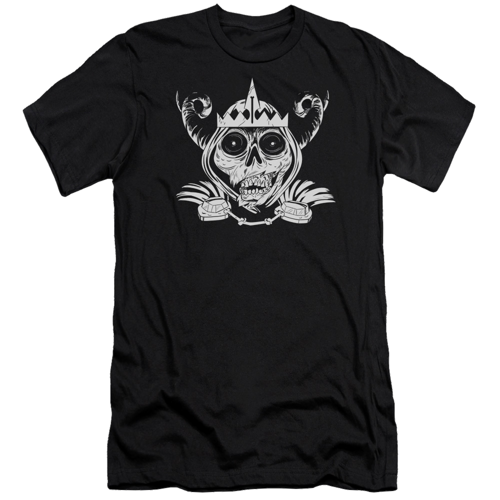 Adventure Time Skull Face - Men's Premium Slim Fit T-Shirt
