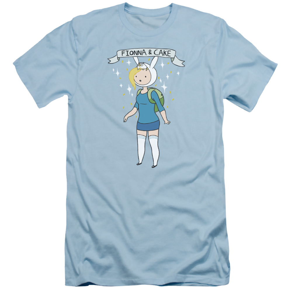 Adventure Time Fionna & Cake - Men's Slim Fit T-Shirt