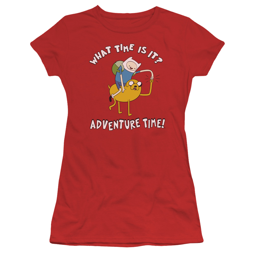 Adventure Time Ride Bump - Juniors T-Shirt