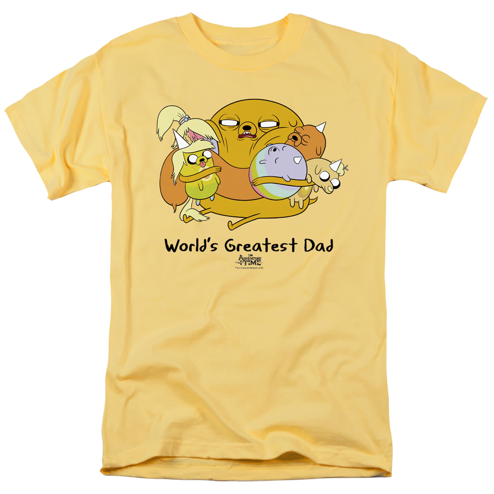 Adventure Time Worlds Greatest Dad - Men's Regular Fit T-Shirt