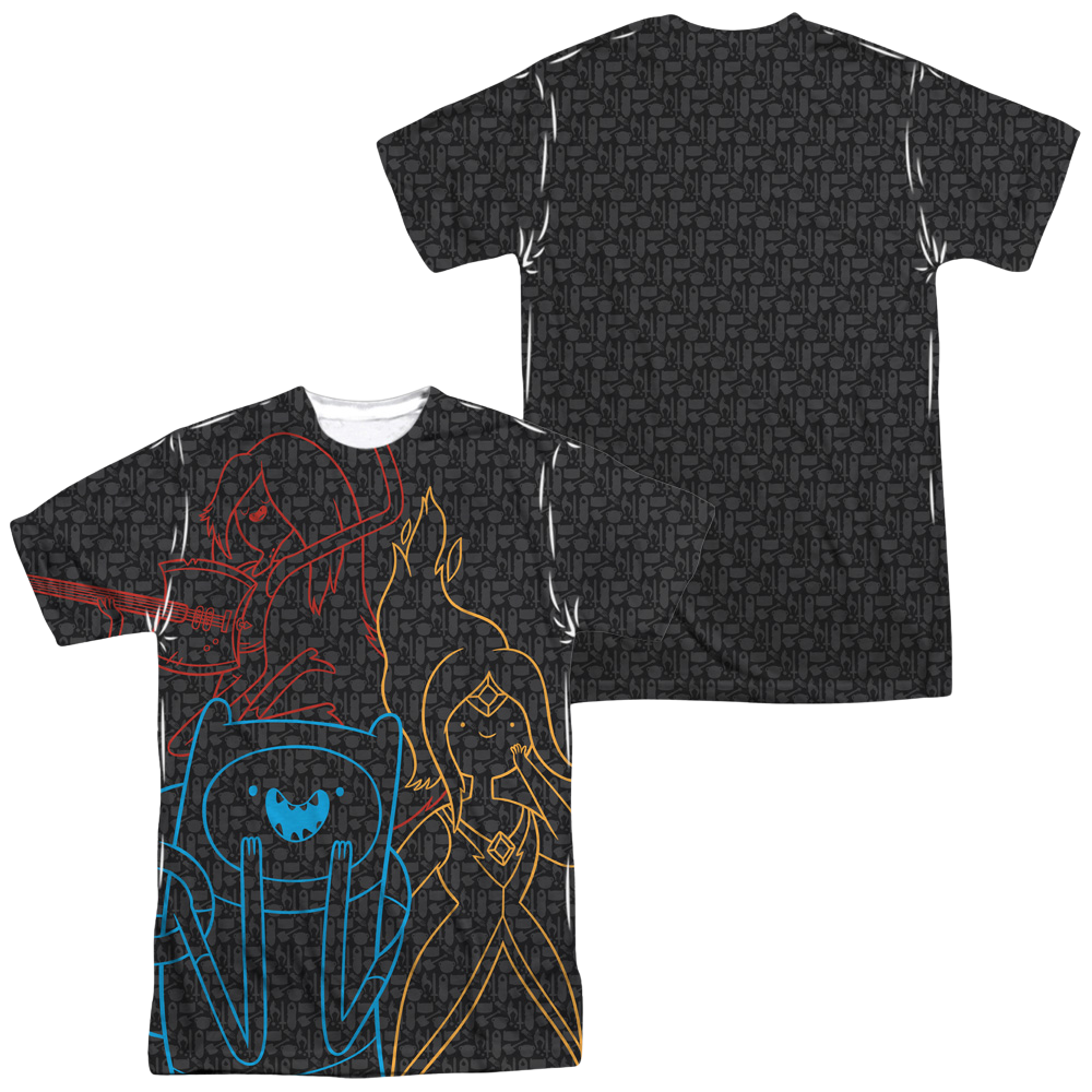 Adventure Time Adventure Trio Men's All Over Print T-Shirt