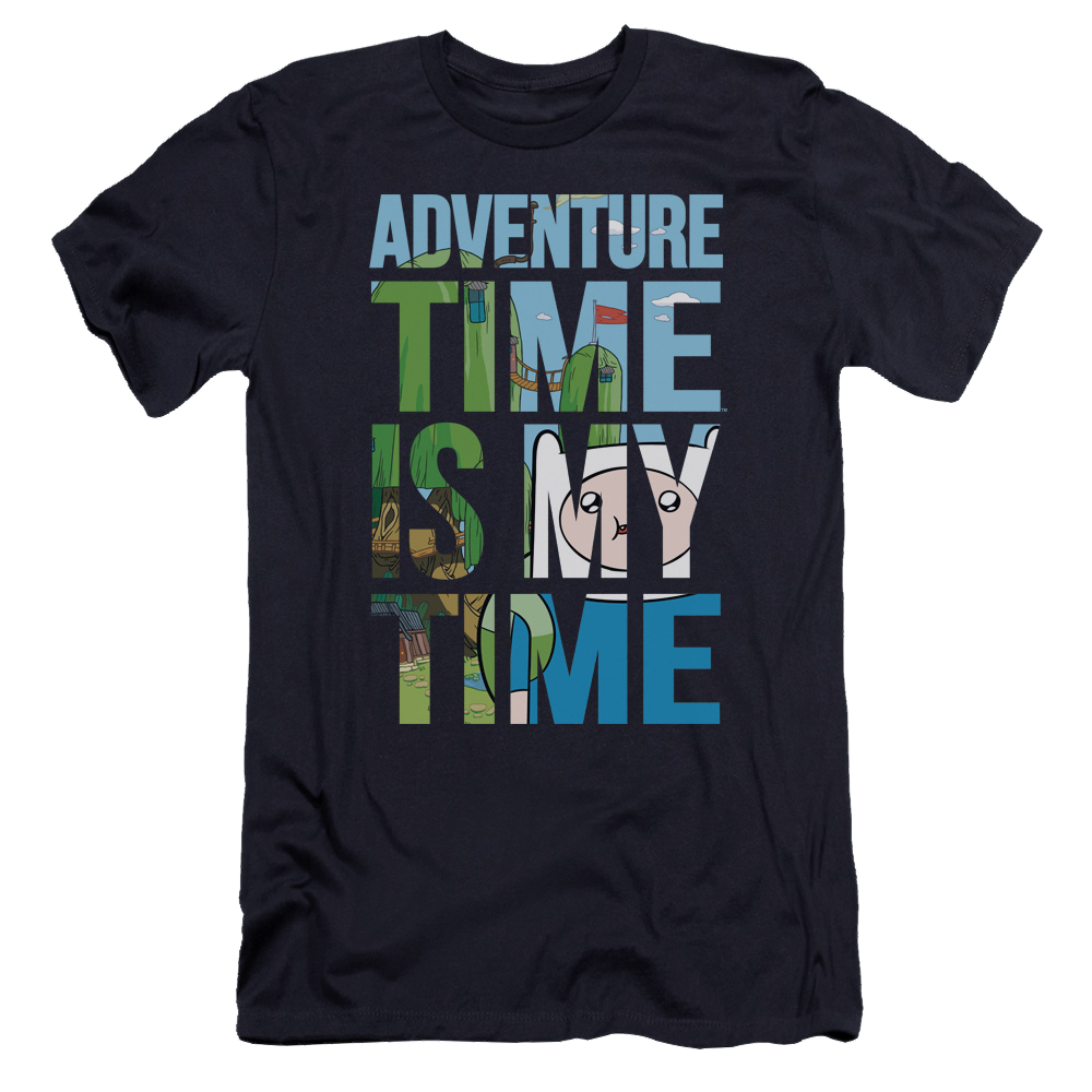 Adventure Time My Time - Men's Premium Slim Fit T-Shirt