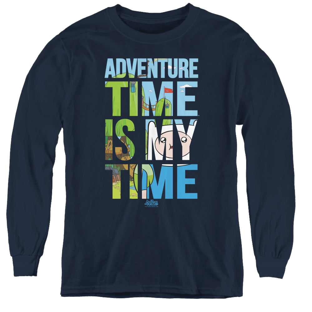 Adventure Time My Time - Youth Long Sleeve T-Shirt