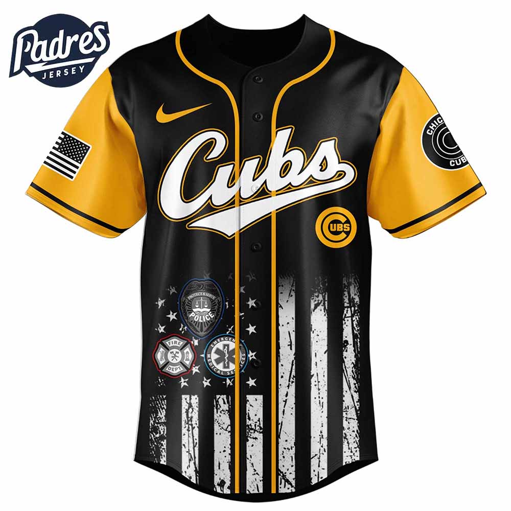 Chicago Cubs MLB x First Responders Baseball Jersey - Padres Jersey Oasis: Elevate Your Baseball Style Game