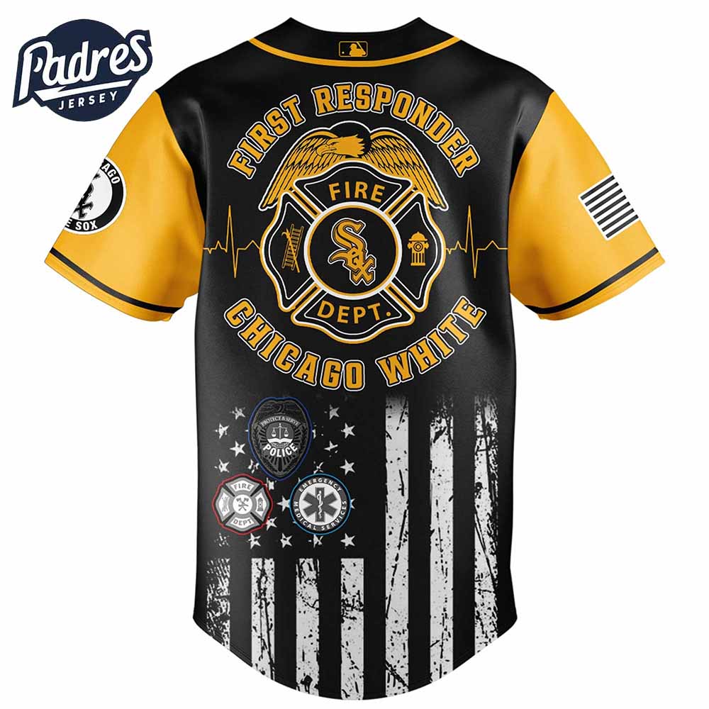 Chicago White Sox MLB x First Responders Baseball Jersey - Padres Jersey Oasis: Elevate Your Baseball Style Game