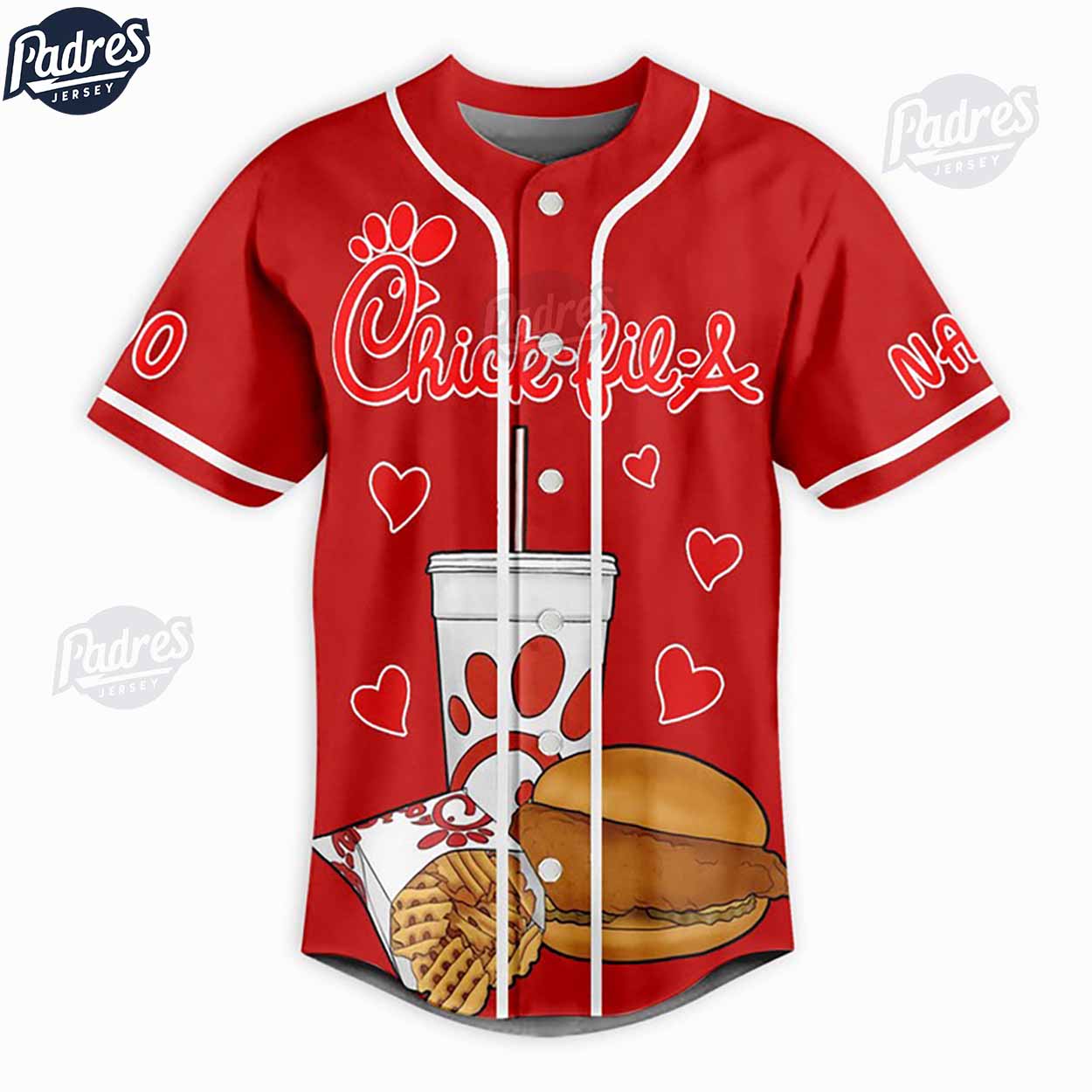Chick Fil A Is My Valentine Custom Baseball Jersey - Padres Jersey Oasis: Elevate Your Baseball Style Game