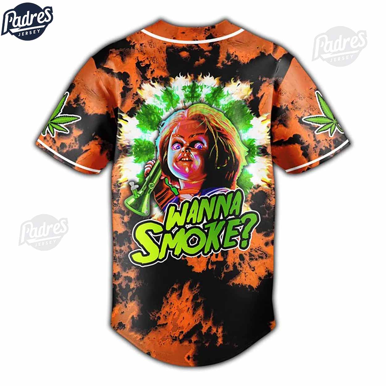 Chucky High On Hallaweed Baseball Jersey - Padres Jersey Oasis: Elevate Your Baseball Style Game