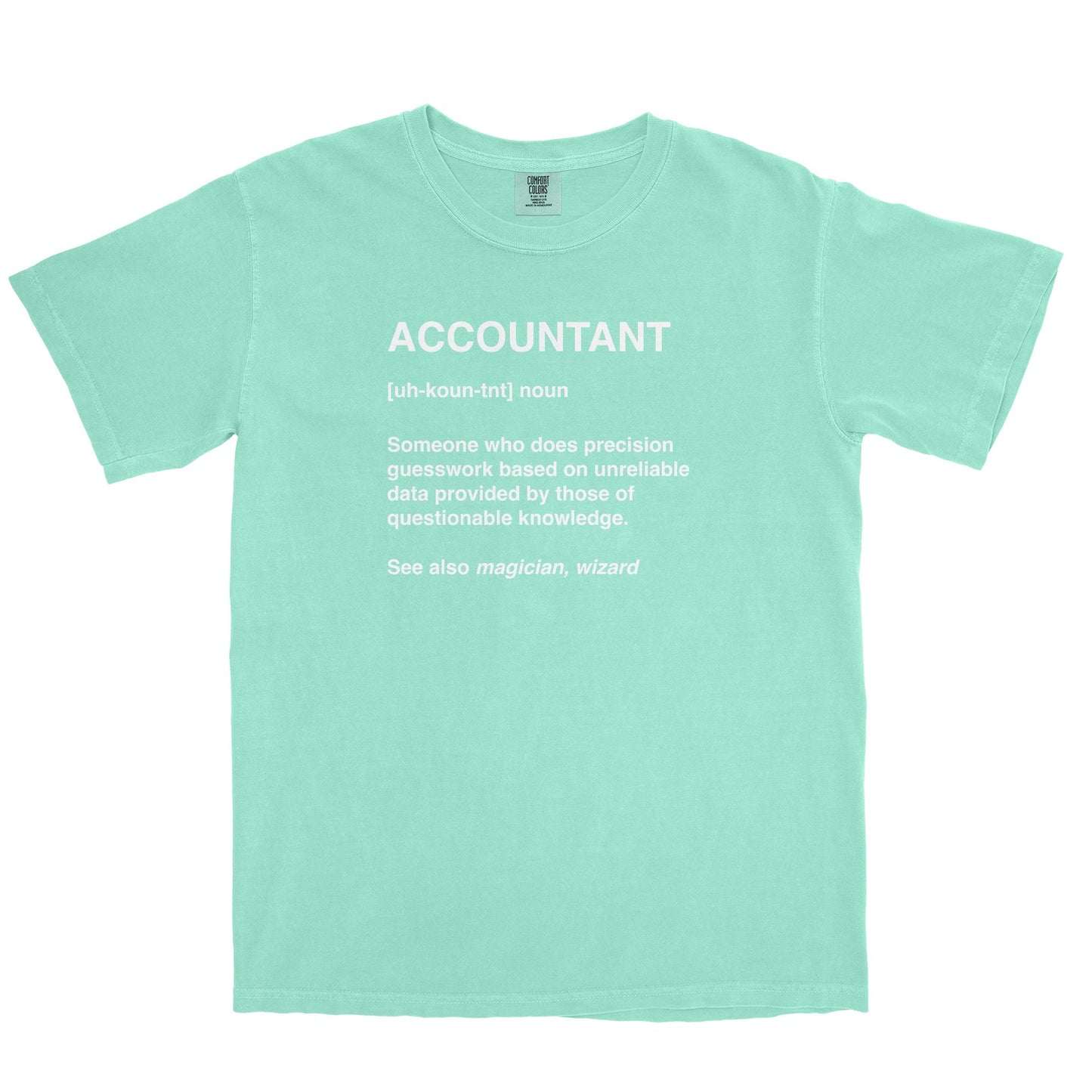 Accountant Wizard Garment-Dyed Tee