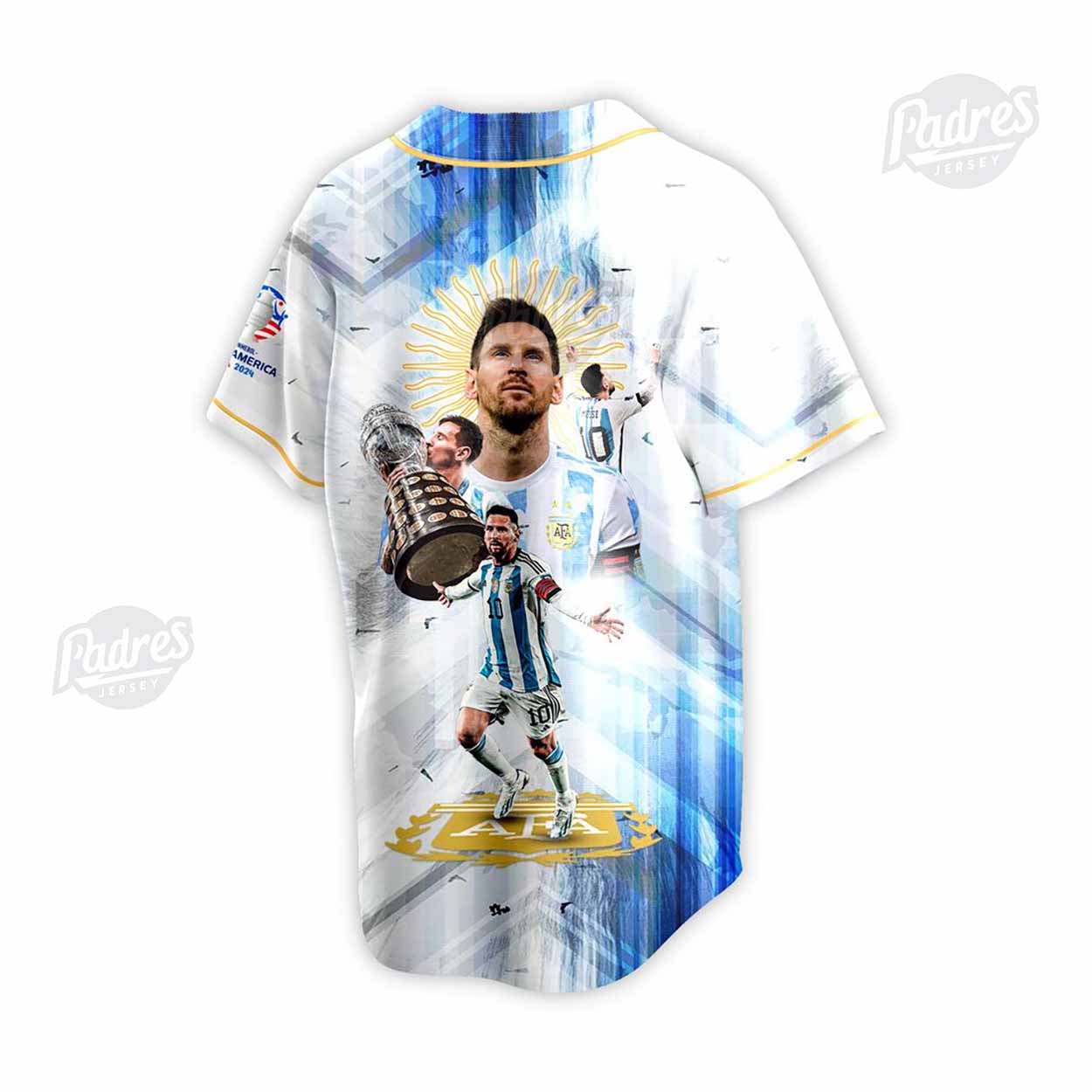 Copa America 2024 Argentina Lionel Messi Baseball Jersey Style - Padres Jersey Oasis: Elevate Your Baseball Style Game
