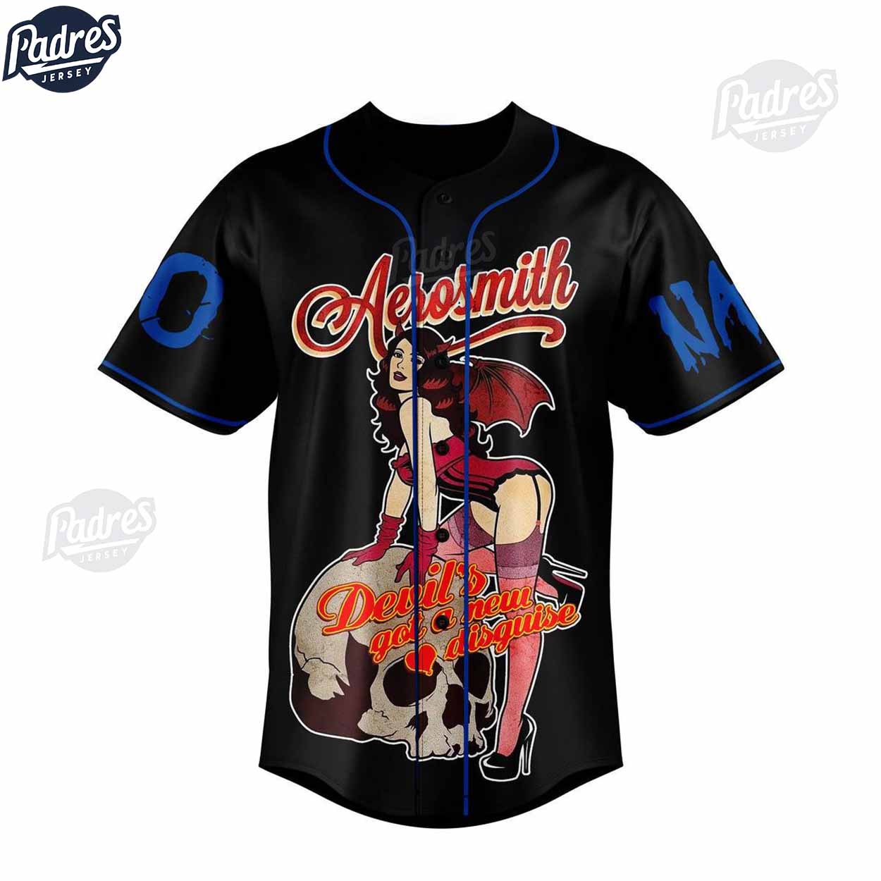 Custom Aerosmith Baseball Jersey For Fans - Padres Jersey Oasis: Elevate Your Baseball Style Game