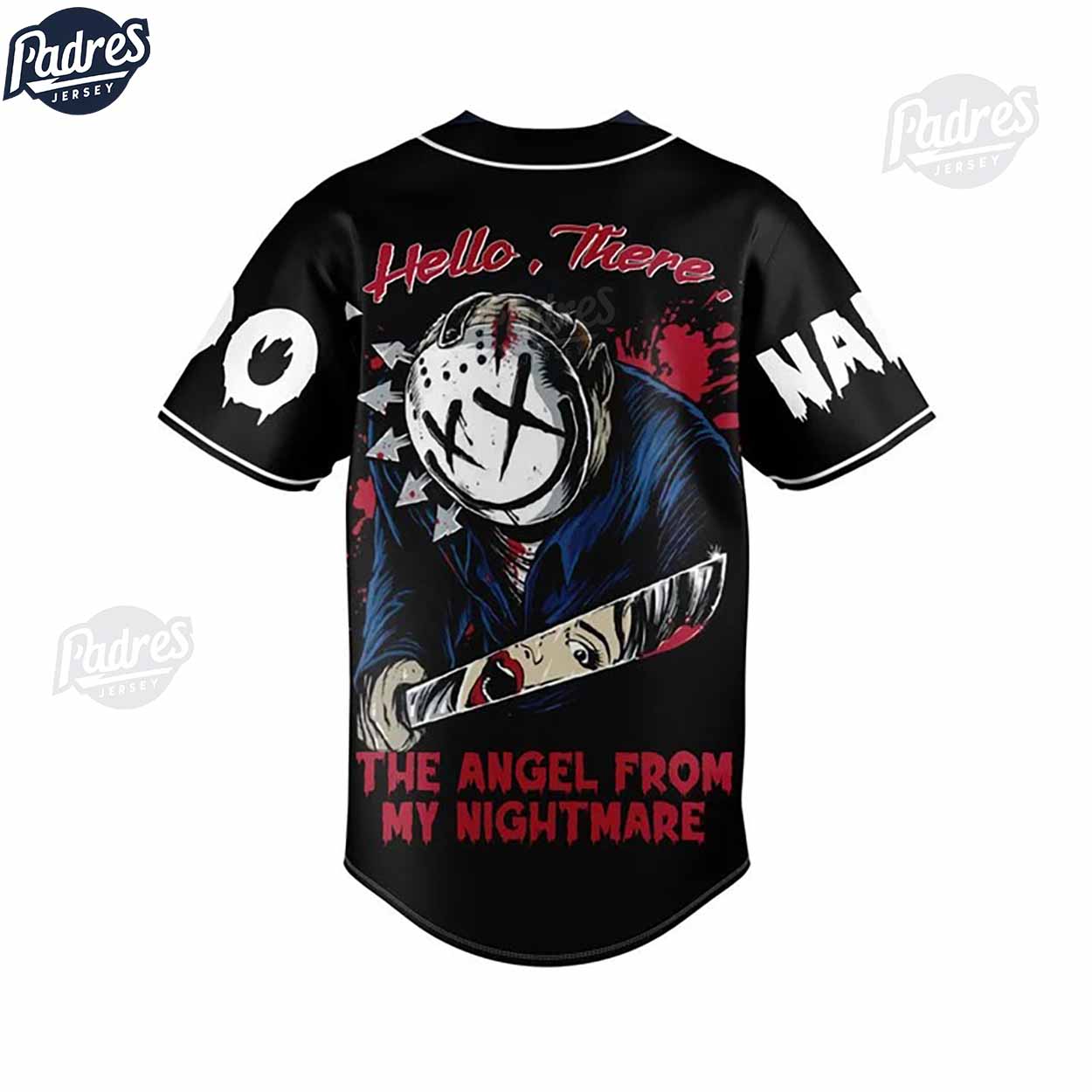 Custom Blink-182 Jason Voorhees Halloween Baseball Jersey - Padres Jersey Oasis: Elevate Your Baseball Style Game