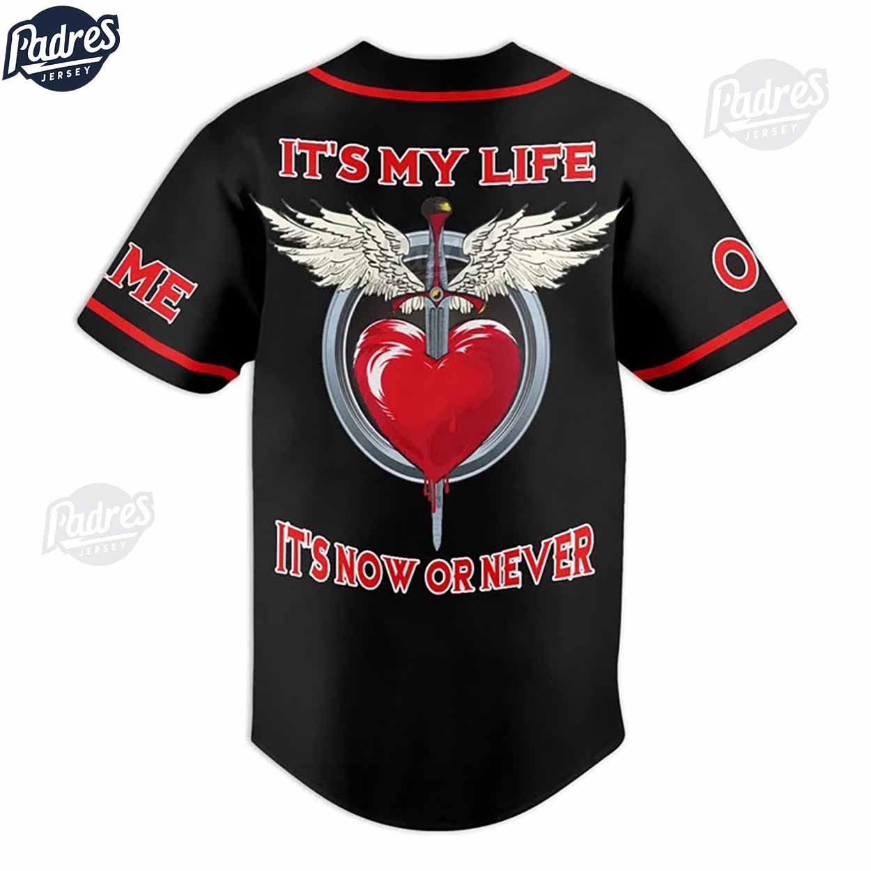 Custom Bon Jovi it's Now Or Never Baseball Jersey - Padres Jersey Oasis: Elevate Your Baseball Style Game