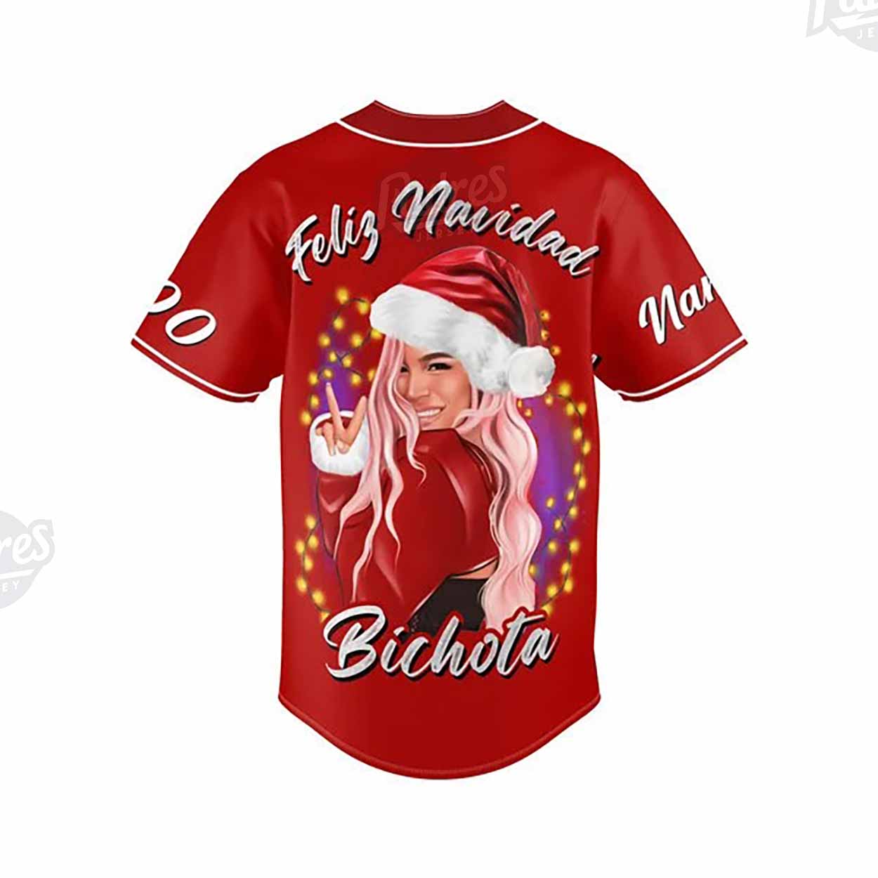Custom Christmas Karol G Baseball Jersey - Padres Jersey Oasis: Elevate Your Baseball Style Game