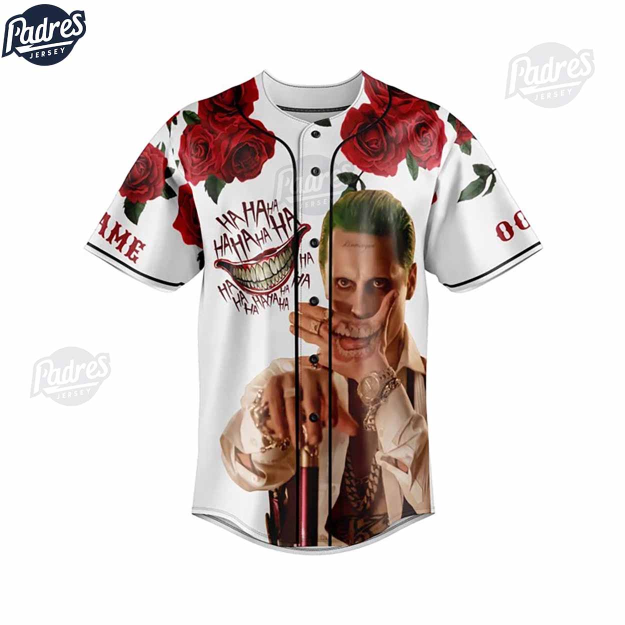 Custom DC Studios Joker Baseball Jersey - Padres Jersey Oasis: Elevate Your Baseball Style Game