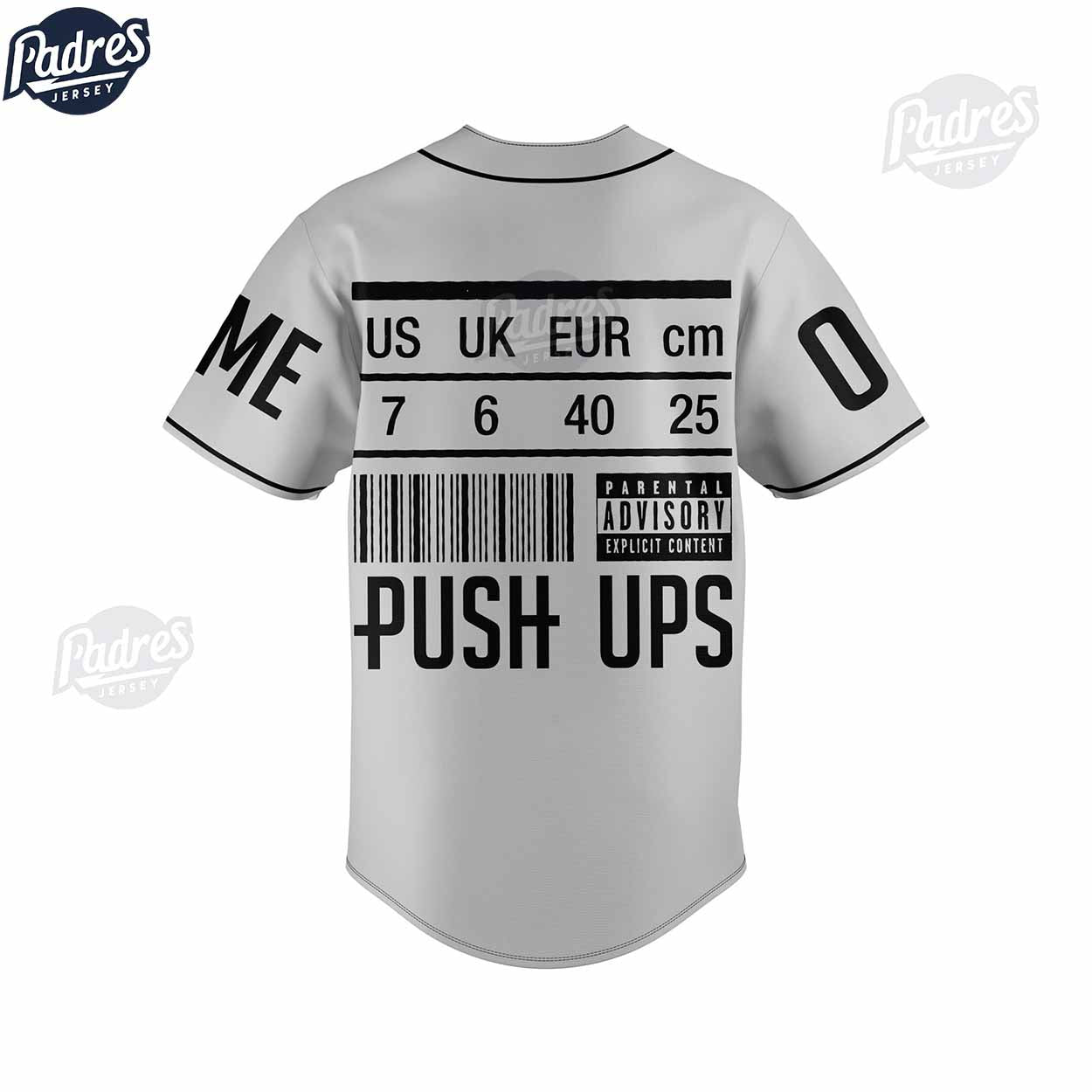Custom Drake Push Up Baseball Jersey - Padres Jersey Oasis: Elevate Your Baseball Style Game