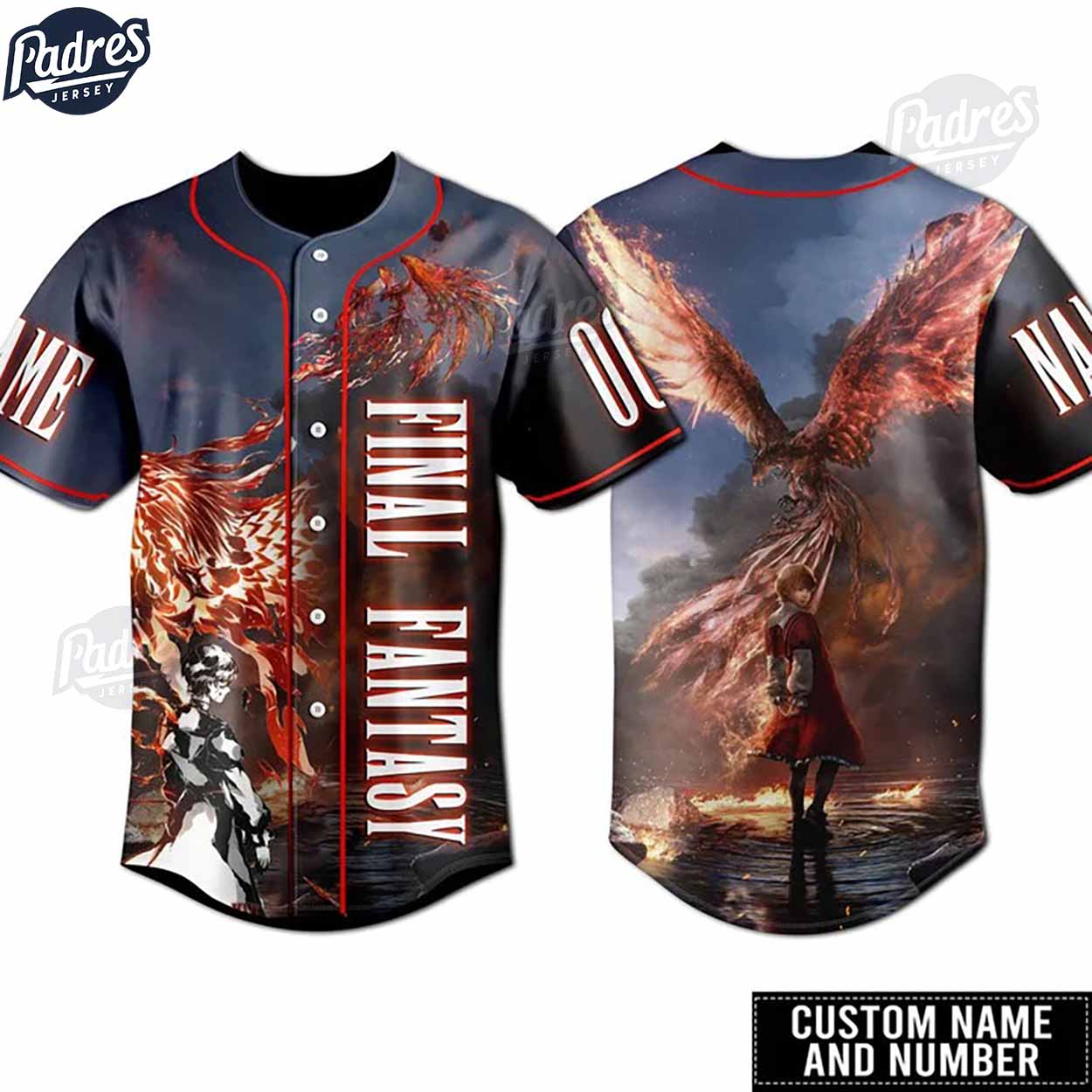 Custom Final Fantasy Baseball Jersey - Padres Jersey Oasis: Elevate Your Baseball Style Game