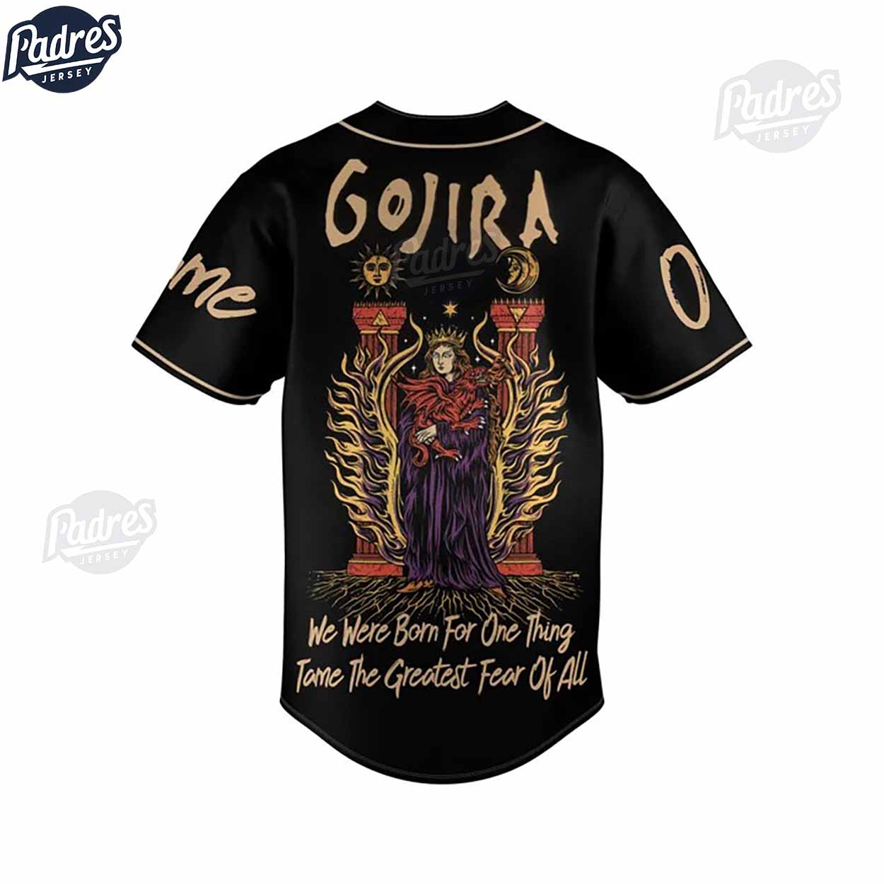 Custom GOJIRA Baseball Jersey Style - Padres Jersey Oasis: Elevate Your Baseball Style Game