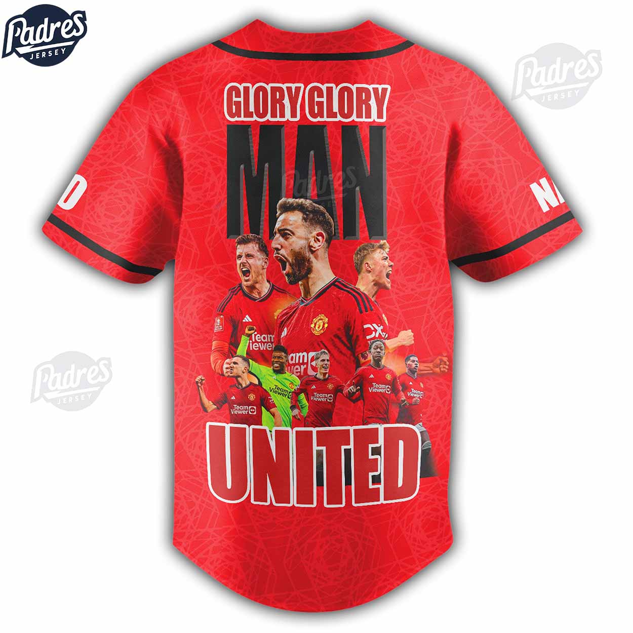 Custom Glory Glory Man United Baseball Jersey Style - Padres Jersey Oasis: Elevate Your Baseball Style Game