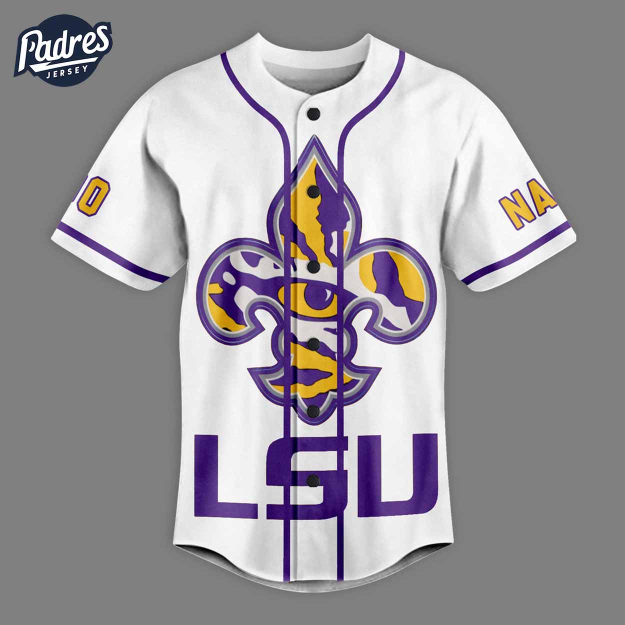 Custom Lsu Tigers Football Baseball Jersey - Padres Jersey Oasis: Elevate Your Baseball Style Game