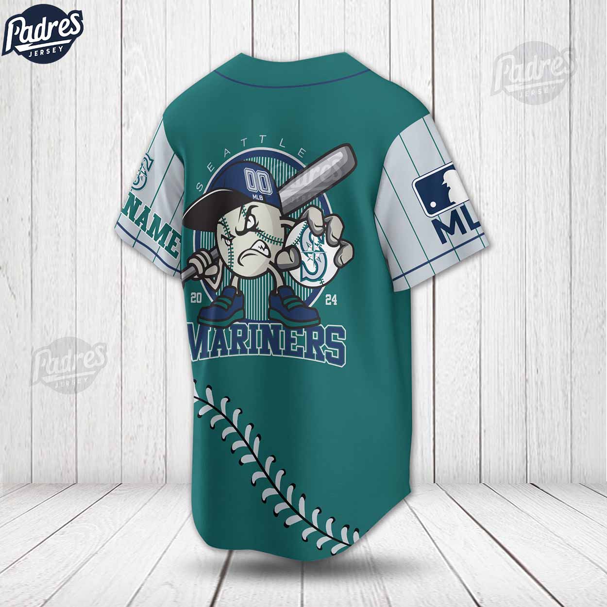 Custom MLB Seattle Mariners Baseball Jersey Style - Padres Jersey Oasis: Elevate Your Baseball Style Game