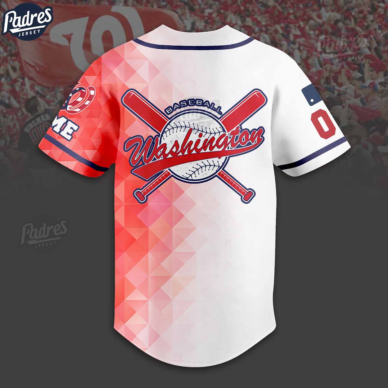 Custom MLB Washington Nationals Baseball Jersey - Padres Jersey Oasis: Elevate Your Baseball Style Game