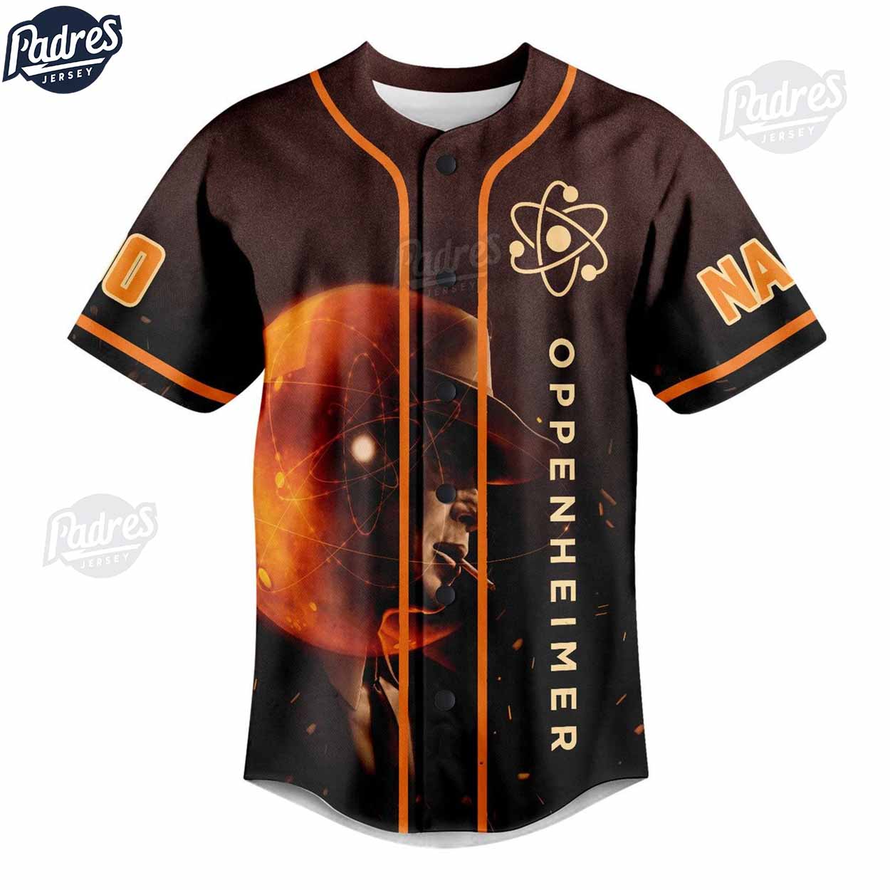 Custom Movie Oppenheimer Baseball Jersey - Padres Jersey Oasis: Elevate Your Baseball Style Game