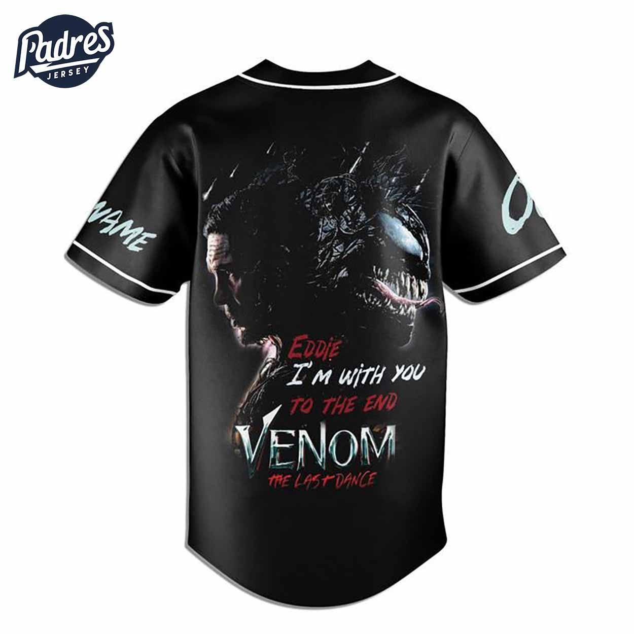 Custom Movie Venom The Last Dance Baseball Jersey - Padres Jersey Oasis: Elevate Your Baseball Style Game