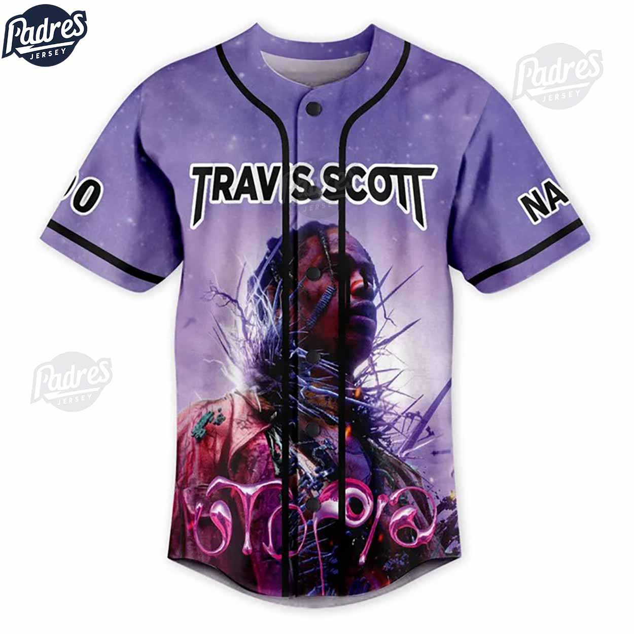 Custom Music Travis Scott Baseball Jersey - Padres Jersey Oasis: Elevate Your Baseball Style Game