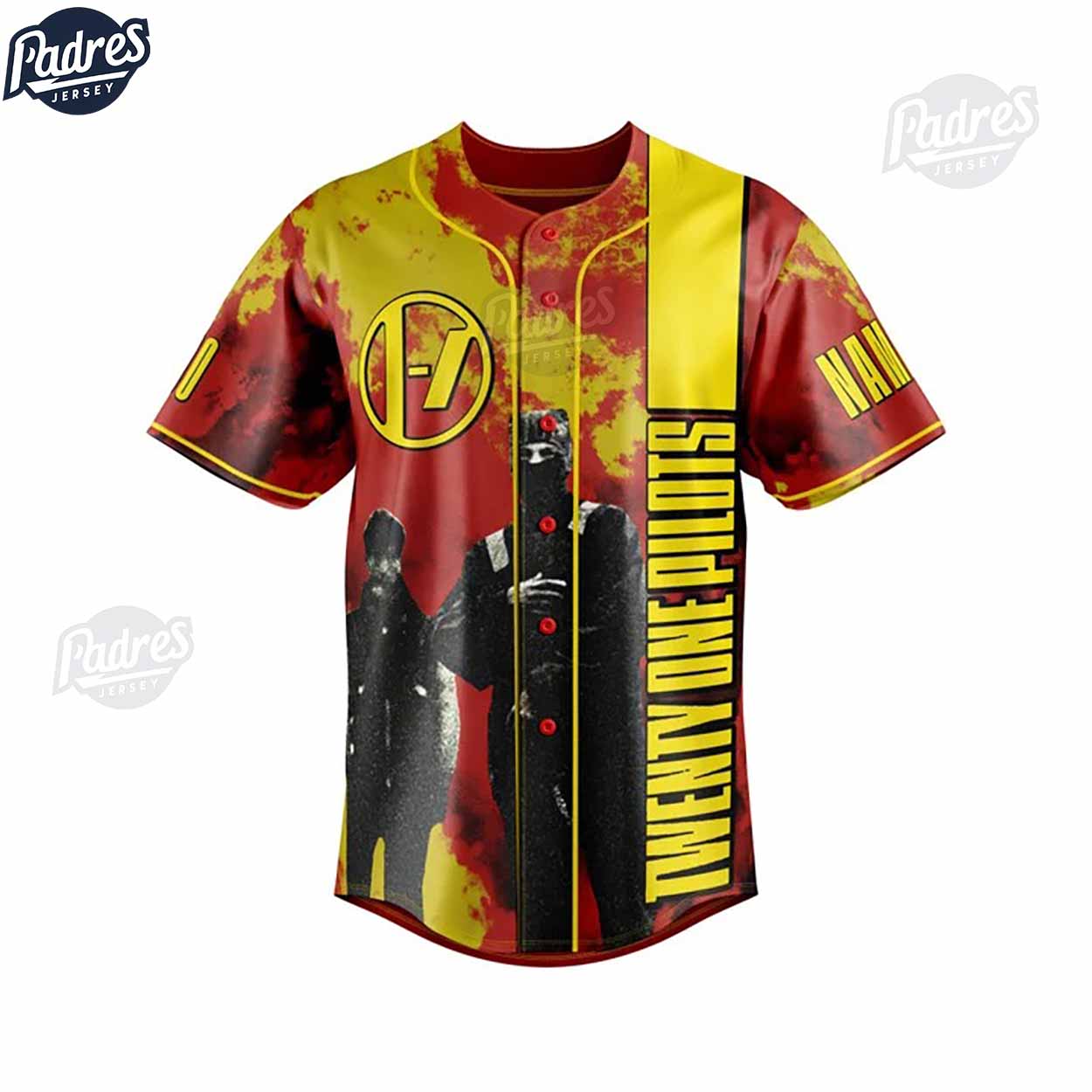 Custom Music Twenty One Pilots Baseball Jersey - Padres Jersey Oasis: Elevate Your Baseball Style Game