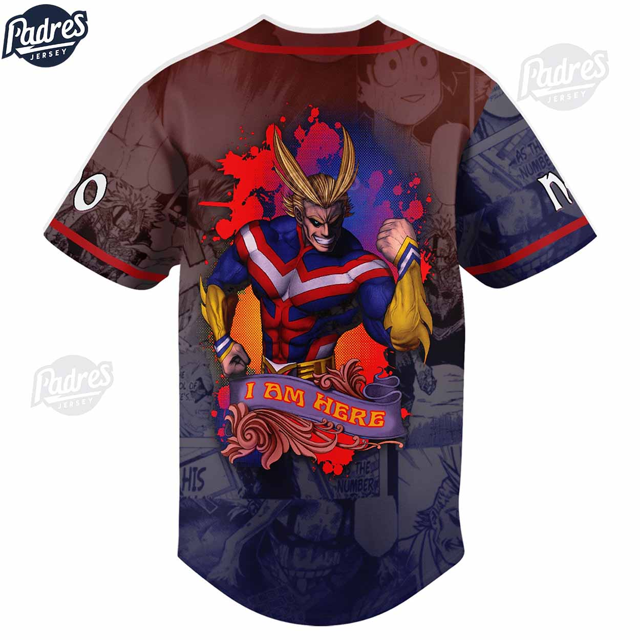 Custom My Hero Academia Baseball Jersey Style - Padres Jersey Oasis: Elevate Your Baseball Style Game