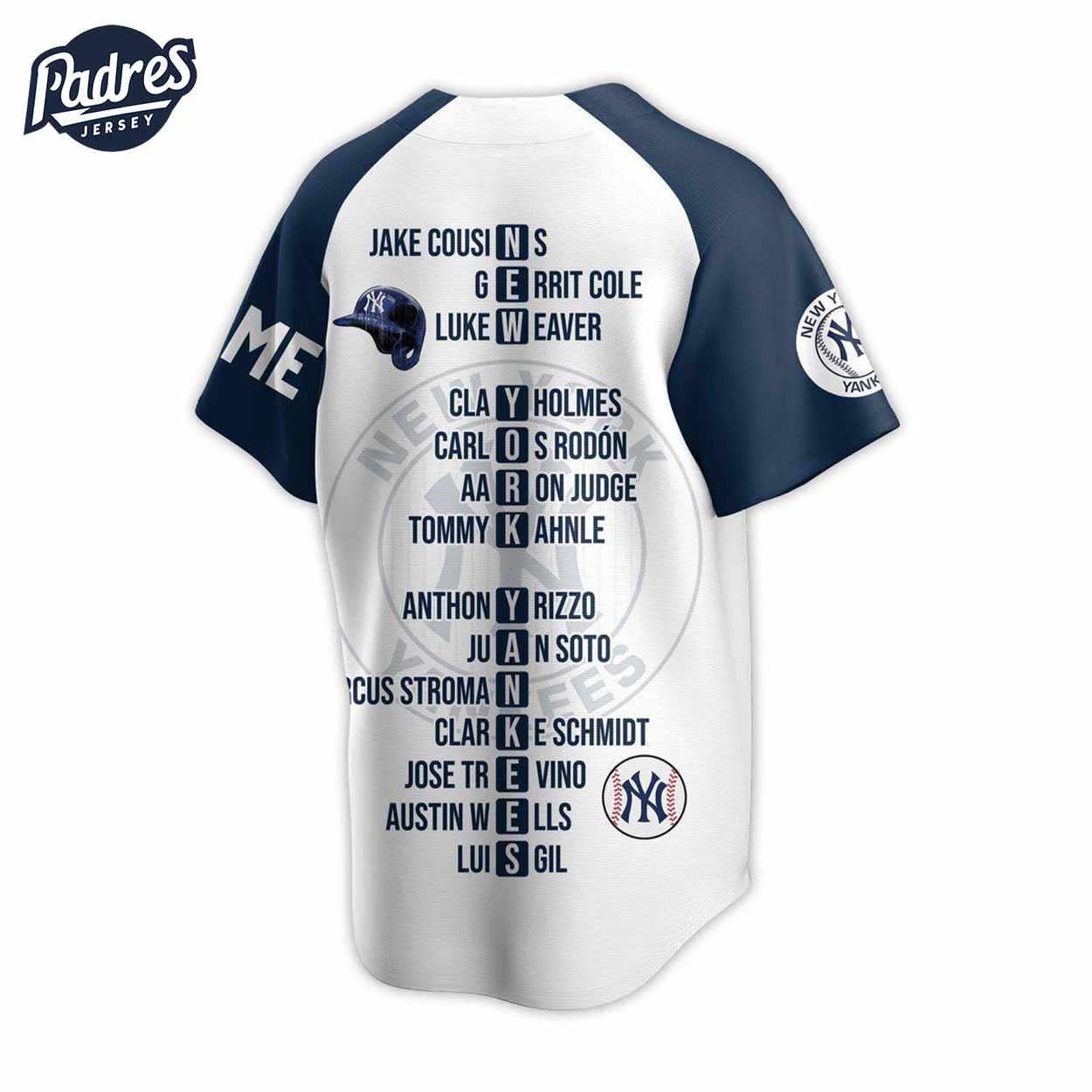 Custom Name New York Yankees 2024 MLB Baseball Jersey - Padres Jersey Oasis: Elevate Your Baseball Style Game